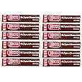 Necco Wafers Original Chocolate Flavored Hard Candy Rolls Bundle of 12 Rolls 2 Ounce Pack of 12