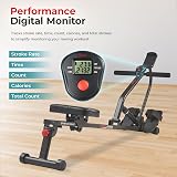 Sunny Health & Fitness Smart Compact Adjustable Rowing Machine SF-RW1205SMART view 5