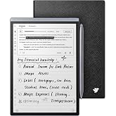 iFLYTEK AINOTE Air 2, 8.2-Inch E Ink Tablet with Black Folio Case | Digital Notebook with AI note taking, AI meeting summaries, multilingual transcription, translation &amp; handwriting-to-text