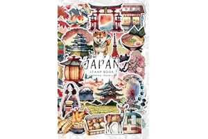 Japan Eki Stamp Travel Journal Book: Wandering Traveller - Pocket/Passport Edition