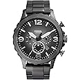 Fossil Nate Men's Watch with Oversized Chronograph Watch Dial and Stainless Steel or Leather Band