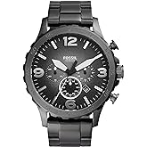 Fossil Men's Nate Oversized Stainless Steel Chronograph Watch