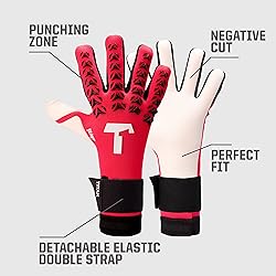 T1TAN Red Beast + LC - Goalkeeper Gloves - Without