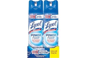 Lysol Bathroom Cleaner Spray, Blue, Island Breeze, 48oz (2X24oz)