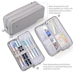 CICIMELON Large Capacity Pencil Case 3 Compartment