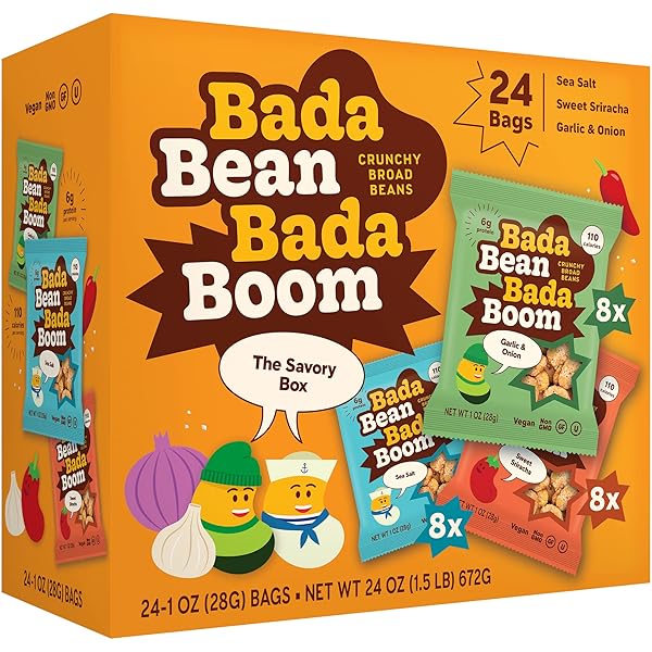 ENLIGHTENED BADA BEAN BADA BOOM ROASTED FAVA BEANS,...
