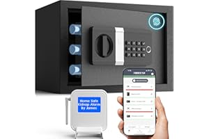 FORFEND SECURITY FORFEND Smart Home Safe | WiFi Safe Box App Lock/Alarm | Voice Command, Kidnap Alarm, Tamper Detect, Frozen Mode, Sub Account| Digital Safe Anti Theft