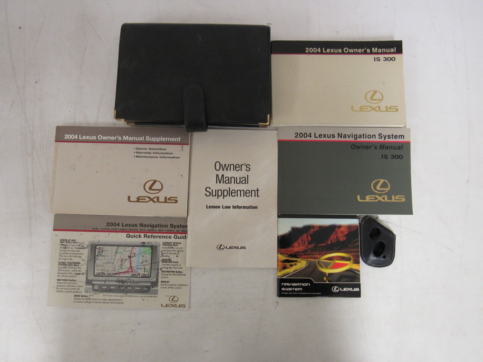 2004 Lexus IS 300 Owners Manual Guide Book, Set With Navigation Manual:  Lexus: Amazon.com: Books