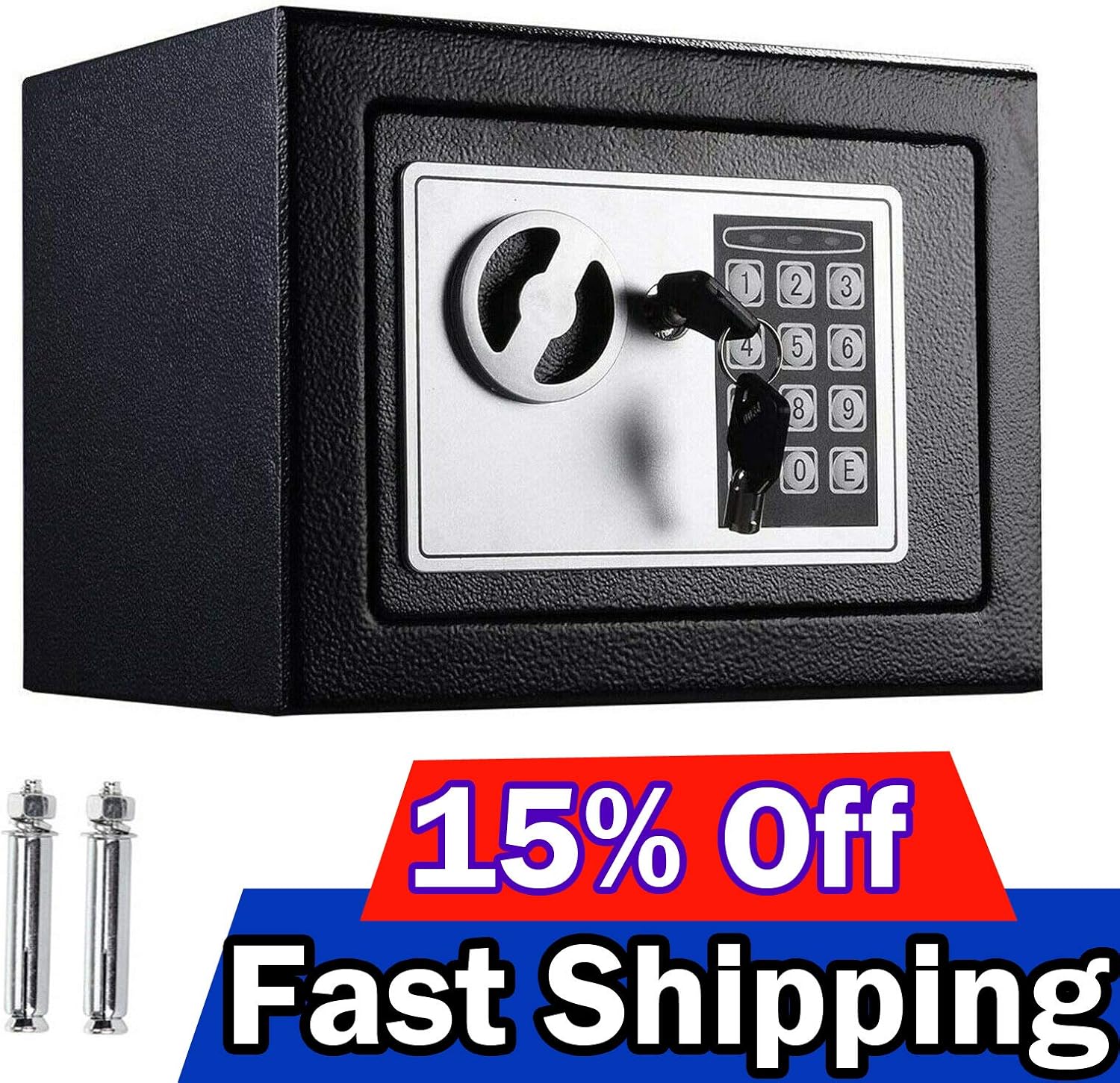 4.6L Home Digital Safe Steel Electronic Safety Box Safe Lock Box