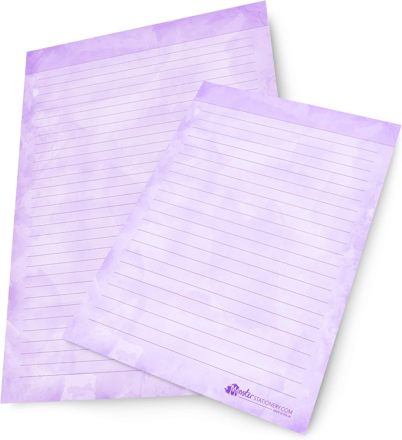 Amazon Com To Do List Notepad Things To Do Today List Pad A5 60 Sheets Purple Watercolour 80gsm Made In Uk By Monster Stationery Set Of 2 Office Products