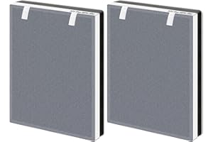 Vital 100 Replacement Filter for LEVOIT Vital 100 Air Purifier, Funmit 3-in-1 H13 True HEPA High-Efficiency Activated Carbon Filter, Compared to Part # Vital 100-RF, 2 Pack