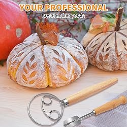 ALLTOP Danish Dough Whisk and Bread Lame Set