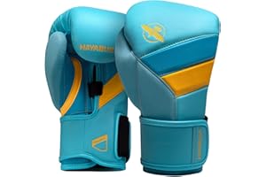 Hayabusa T3 Boxing Gloves for Men and Women Wrist and Knuckle Protection, Dual-X Hook and Loop Closure, Splinted Wrist Suppor