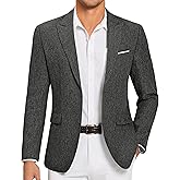 COOFANDY Mens Blazer Casual Two Buttons Sport Coat Slim Fit Lightweight Suit Jackets