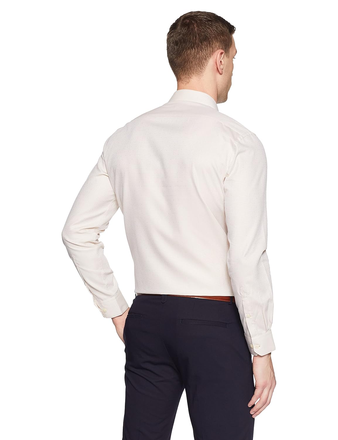 arrow men's checkered slim fit formal shirt