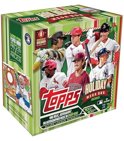 Topps HOLIDAY MEGA BOX　2021 Amazon.com: 2021 Topps MLB Baseball Holiday Mega Box : Everything Else