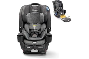 Graco 4Ever DLX Grad 5-in-1 Convertible Car Seat | Versatile, Comfortable, and Safe for Babies through Preteens | 1.8-54 kg (