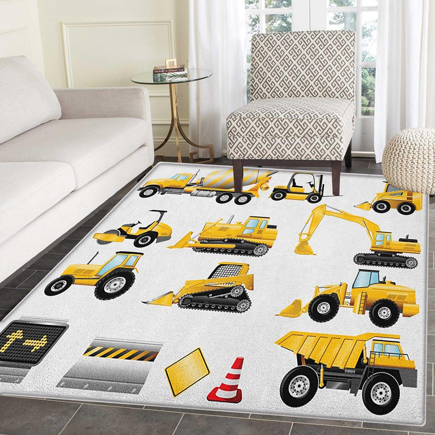 boys construction bedroom