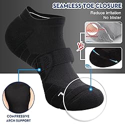 Low Cut Athletic Running Socks for Men & Women