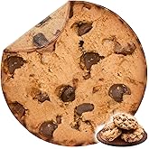 Bnuitland Cookies Funny Blanket, 300 GSM Double Sided Giant Realistic Food Blanket with a Storage Bag, Novelty Gift for Adults and Kids, Super Soft Flannel
