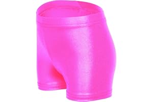 Girls'Sparkle Dance and Tumbling Athletic Gymnastics Shorts 4-13 Years