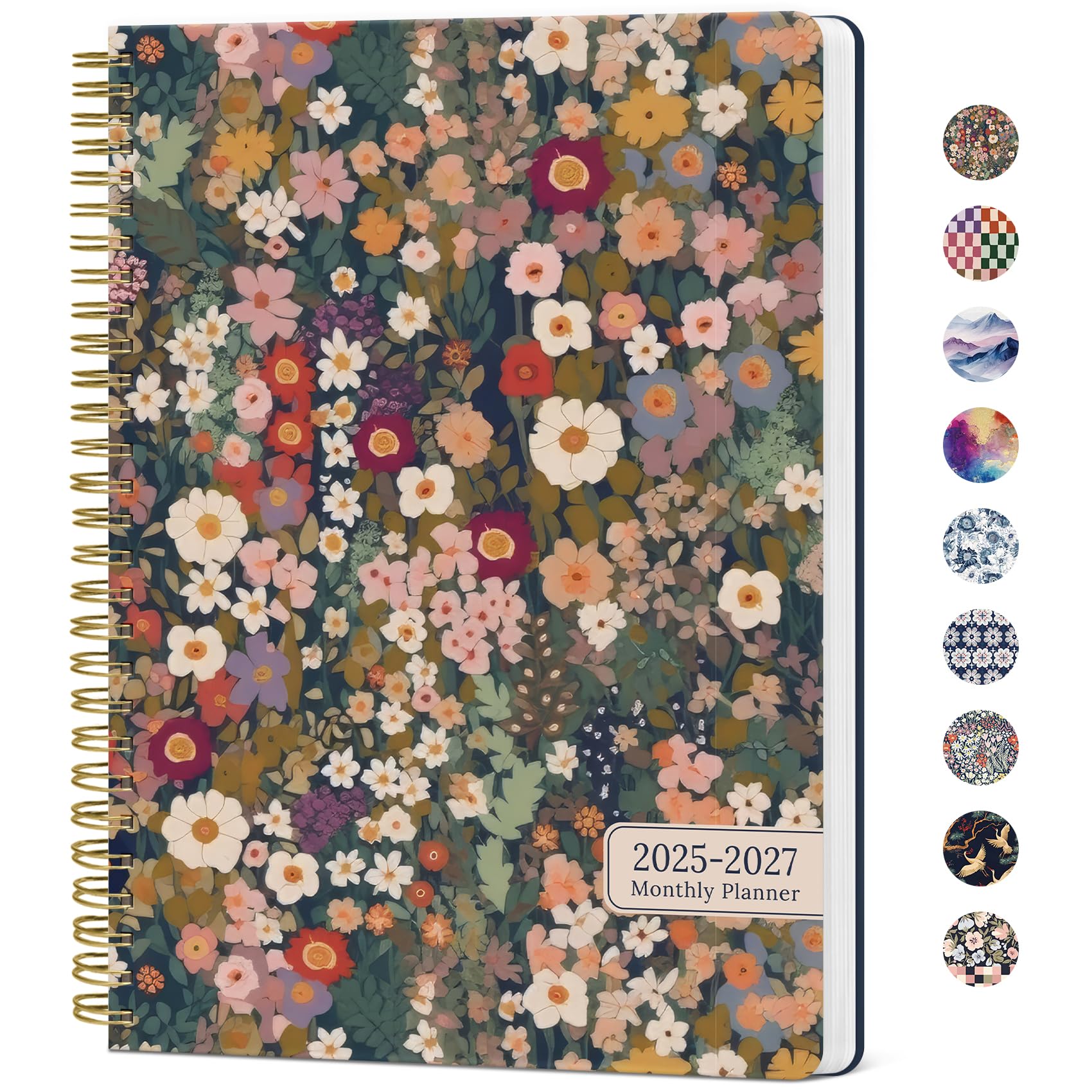 Photo 1 of Monthly Planner 2025-2027, 2 Year Monthly Planner Calendar 2025-2027, July 2025 - June 2027, 7" x 10", 25-27 Monthly Calendar Planner, Perfect for School Office Home Planning -Garden