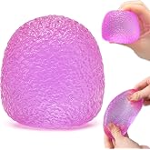 Purple Squishy Sensory Stress Ball Vase Fillers for Adult Anxiety Relief | Sensory for Stress Relief Ball, Squishy Balls Vase Fillers for Calm Desk Decor, Squeezy Sensory Easter Basket Stuffers