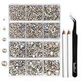 6736pcs Hotfix Rhinestones Flatback,Gold