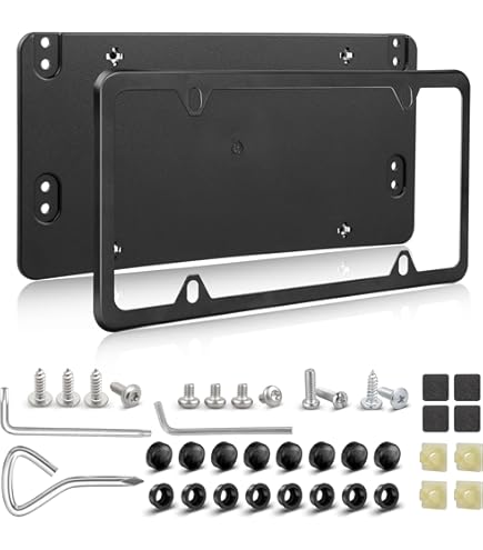 License Plate Bracket Rear Bumper Tag Holder For Mercedes-Benz CL GL A C E S SL - Foto 8