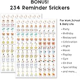 MOKANI Desk Calendar 2026-2027 Small Standing Monthly Planner 8x6 in view 7