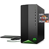 HP Pavilion Gaming Desktop, AMD Radeon RX 5500, AMD Ryzen 3 5300G Processor, 8 GB RAM, 512 GB SSD, Windows 11 Home, 9 USB Por