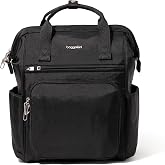 Baggallini Securtex Anti-Theft Windsor Backpack for Travel, Work &amp; College, RFID &amp; Locking Zipper, Up to 16" Laptop