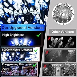 1500 LED 502ft Outdoor Christmas Lights Super Long