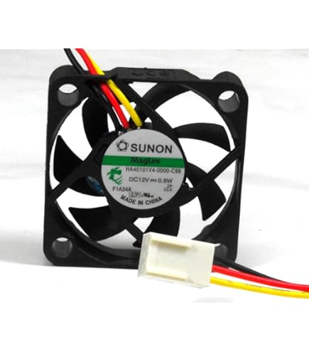 Joshua Adams HA40101V4-D26C-999 40x40x10mm 12V Cooling Fan - Silent 0.80W 2-Wire Fan