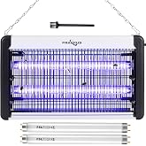 FRAXINUS Electric Bug Zapper, UV Insect Killer, Indoor Fly Catcher, Mosquito Killer Lamp, 3500V High Powered Grids, 20W UV Light Attract to Zap Flying Insects. (Including 2PCS Bulbs)