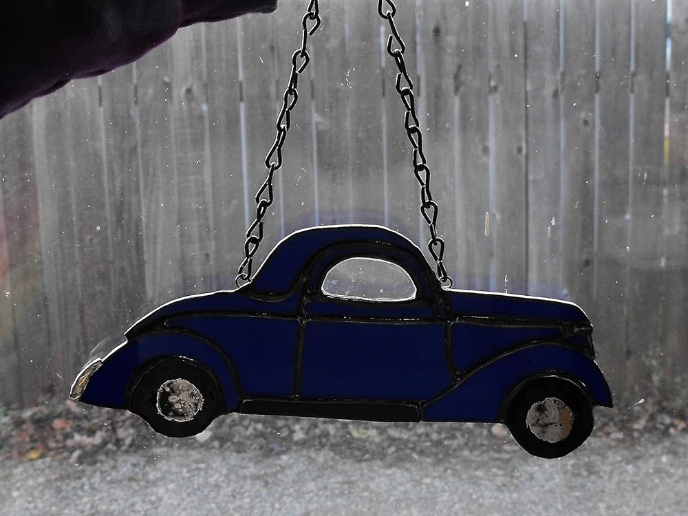 Amazon.com: Stained Glass Classic Car: Handmade