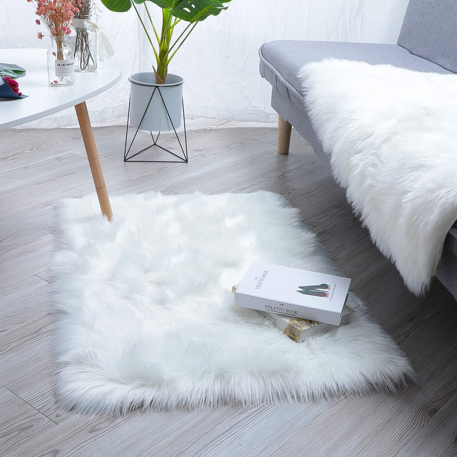 SXYHKJ Faux Sheepskin Rugs