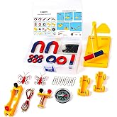 EXBEPE Magnet Kit Physics Science Electromagnet Experiment Set for Education Science Experiment Tools Teacher Classroom Supply