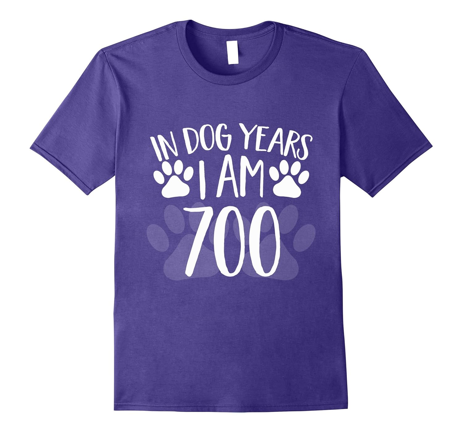 In Dog Years I'm 700 Funny 100th Birthday Gift T-Shirt-Rose