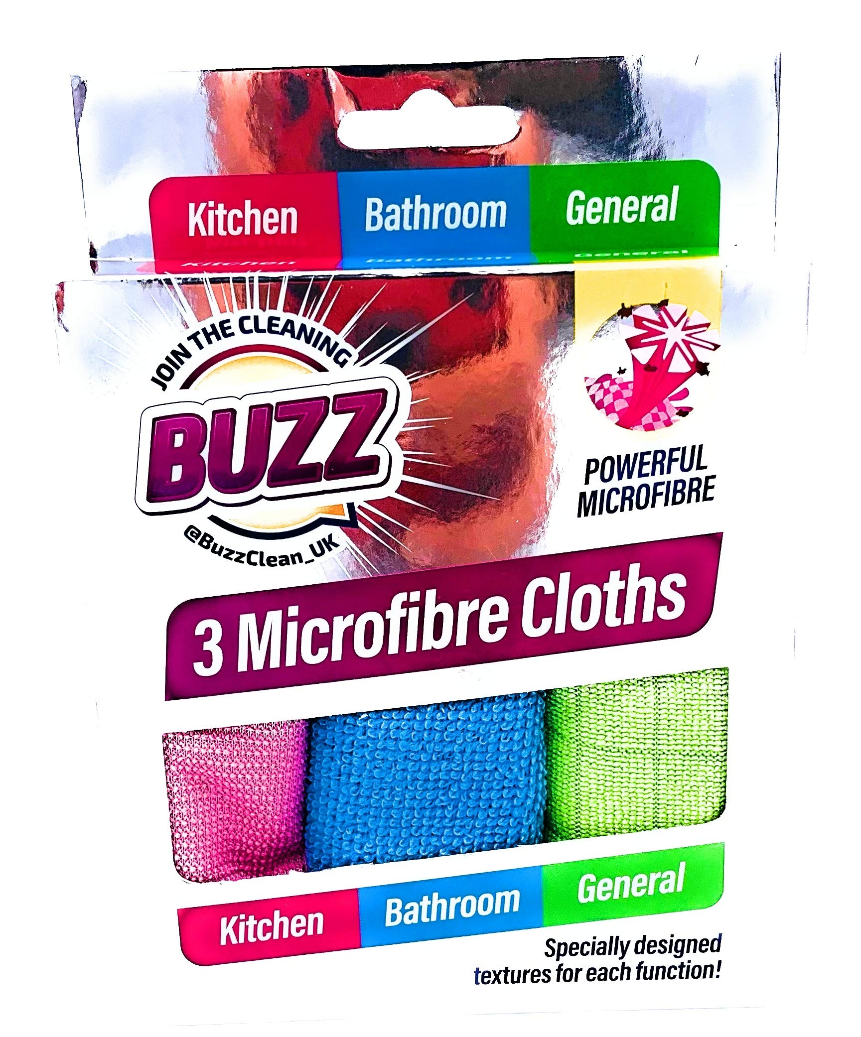 Keep-It-Handy 3 Pack MicroFibre Cloths XL