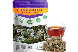 GABIO GREEN Hierba del sapo Eryngo heterophyllum, frog grass, toad grass, cardo mexicano 100% natural plantas mexicanas, Wildcrafted Mexican Herbs (4 oz)