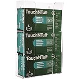 Cq acrylic Clear Mask Dispenser Wall Floating Glove Rack and Glove Box Dispenser Holder 10.2”x16”x3.5” Pack of 1