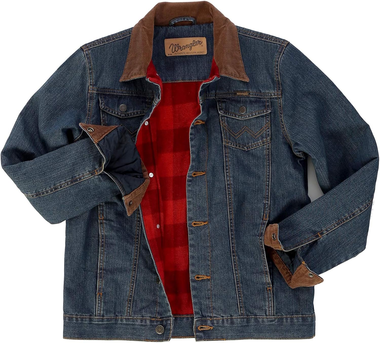 Wrangler boys Western Lined Denim Jacket: Clothing
