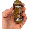 Teak Tuning 34mm Pro Fingerboard Complete - Fully Assembled with Pro Level Components - Pro Shaped Wooden Deck (34x97mm), UltraSpin Bearing Wheels, Prodigy Gen2 Trucks - Out of The Woods
