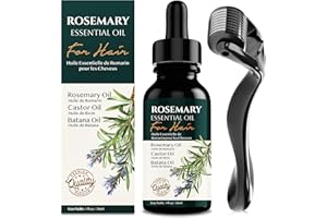 Rosemary Hair Oil Kit – 30ml Natural Hair Treatment for Dry & Damaged Hair – Lightweight Daily Care for Men & Women