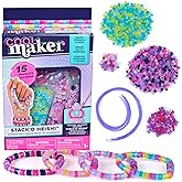 Cool Maker, Stack’d Heishi Expansion Pack Bead Kit, Bracelet Making Kit with Over 1300 Beads for Bracelets, Makes 15, Gifts &