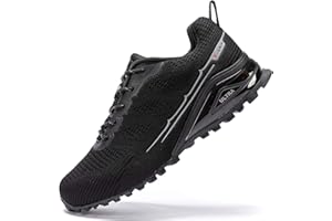 Kricely Men's Trail Running Shoes Fashion Walking Hiking Sneakers for Men Tennis Cross Training Shoe Outdoor Snearker Mens Casual Workout Footwear
