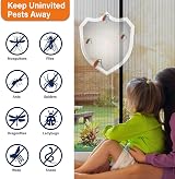DIKER Fly Screen Doors Mesh 75x200cm Black Magnetic Curtain view 4