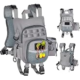 FUNANASUN Ultimate Lightweight Fly Fishing Chest Pack - Water-Resistant Specialized Gear Storage with Quick-Access Design for
