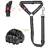 GoBuyer Dog Car Headrest Seat Belt 2 Pack Adjustable Nylon Anti Shock view 3